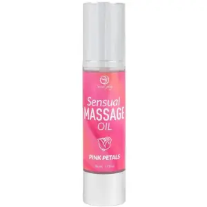 SECRETPLAY Pink Petals Massage Oil: aceite de masaje sensual y relajante