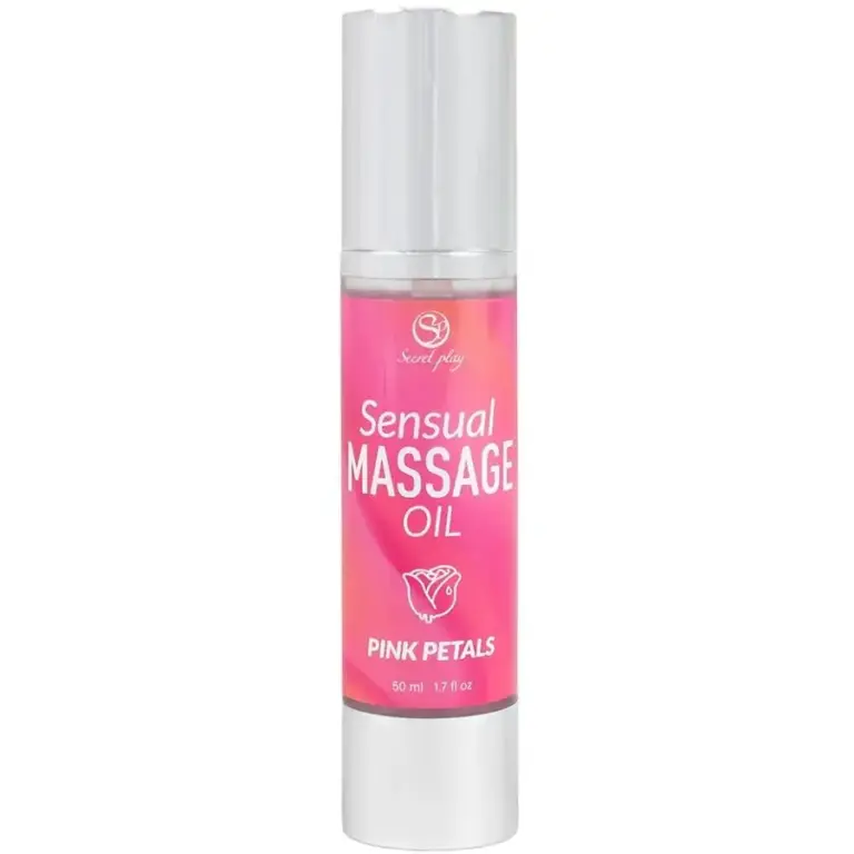 SECRETPLAY Pink Petals Massage Oil: aceite de masaje sensual y relajante