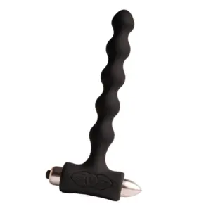 Rocks-Off Petite Sensations Pearls Plug Anal Vibrador Negro