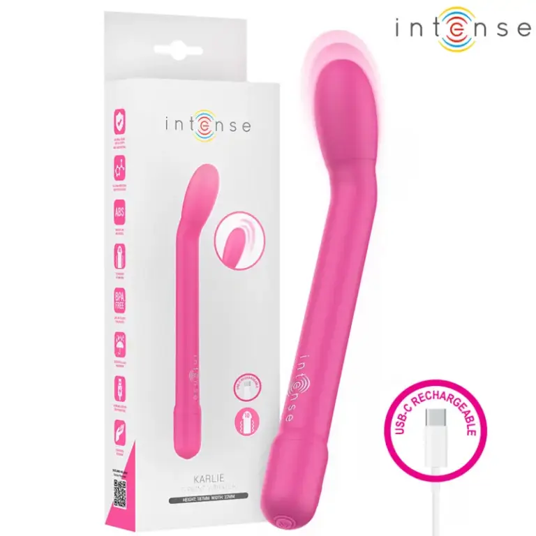 INTENSE Karlie - Estimulador recargable para Punto G rosa