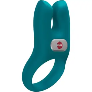 FUN FACTORY - NŌS Vibrating Cock Ring Bottle Green para mayor placer