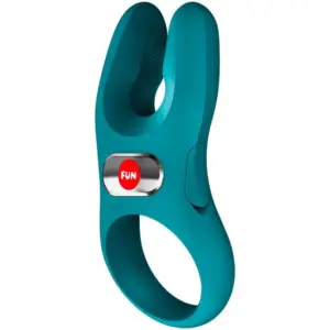 FUN FACTORY NŌS Pro Vibrating Cock Ring Bottle Green para potencia y placer