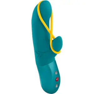FUN FACTORY Amorino Rabbit Vibrator Aquamarine: placer multisensorial