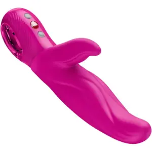 FUN FACTORY - Lady Bi Rabbit Vibrator Magenta, placer doble y preciso