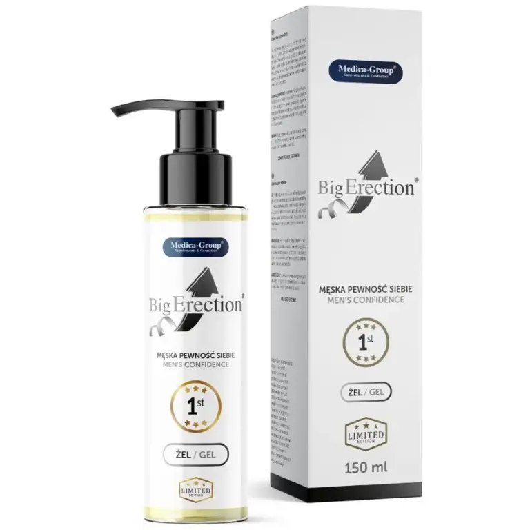 Big Erection Gel para hombres - Intensifica sensaciones y placer 150 ml