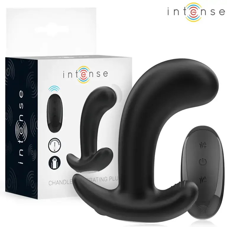 INTENSE CHANDLER Anal Plug con 10 Vibraciones y Control Remoto
