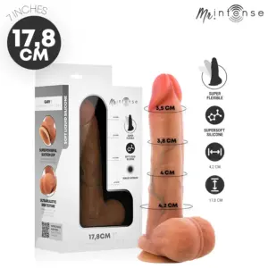 MR INTENSE - Gary S: dildo realista de silicona 17,8 cm con testículos