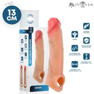 MR INTENSE - Simon S funda realista de silicona para el pene 13 cm