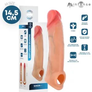 MR INTENSE - Simon M funda pene de silicona 14.5 cm x 4 cm