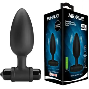 MR PLAY - Super Power Anal Plug con Vibración potente y ergonómico