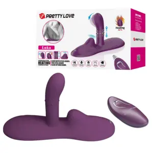Pretty Love Luka: vibrador de asiento con calor y mando a distancia