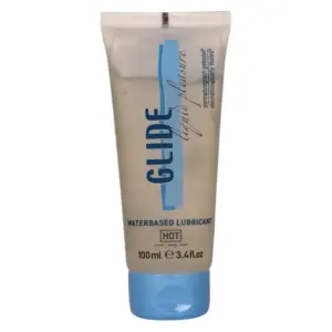 HOT - Glide Liquid Pleasure Lubricante base agua 100 ml