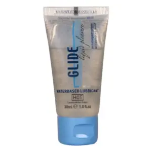 HOT GLIDE Liquid Pleasure lubricante base agua 30 ml para un deslizamiento suave