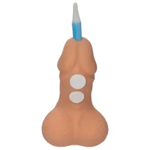 Diablo Picante - Vela decorativa número pene para cumpleaños