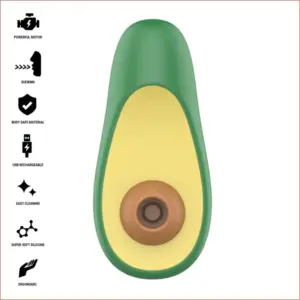INTENSE Waki Avocado: estimulador de succión clitorial discreto y potente