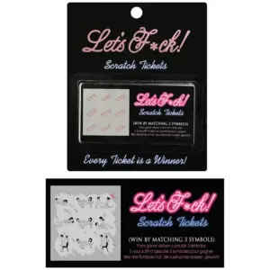 KHEPER GAMES - LET’S F*CK! Scratch Tickets para noches apasionadas