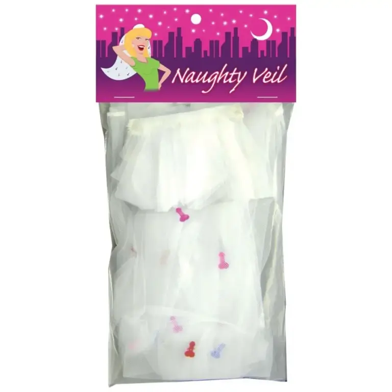 KHEPER GAMES - NAUGHTY VEIL: velo con confeti picante para despedidas