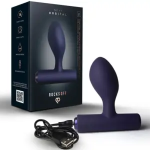 Rocks-Off Nova Orbital: Plug Anal Recargable con 16 Funciones Potentes