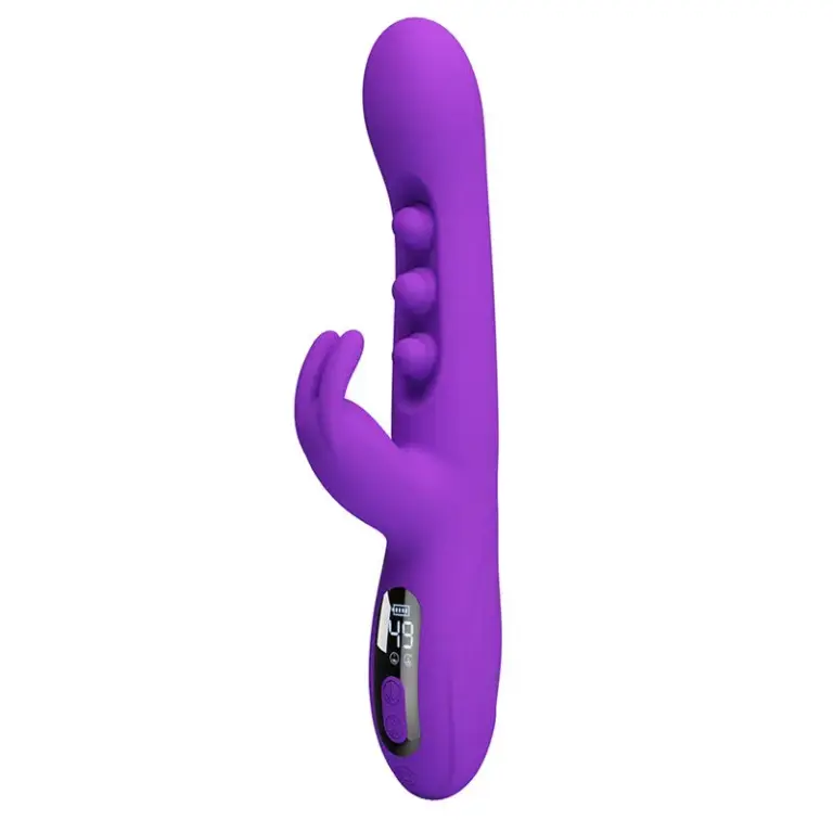 Pretty Love Sabien Rabbit Vibrator con Estimulación Tapping y LED Morado