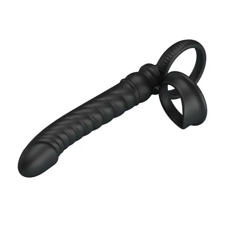 Pretty Love Merritt: vibrador anal con anillo y vibración negro