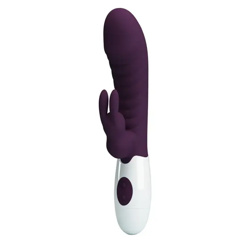 Pretty Love Naughty Bunny: vibrador rabbit con 30 funciones en púrpura