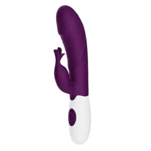 Pretty Love Rogue Muse: vibrador rabbit con 30 funciones en púrpura