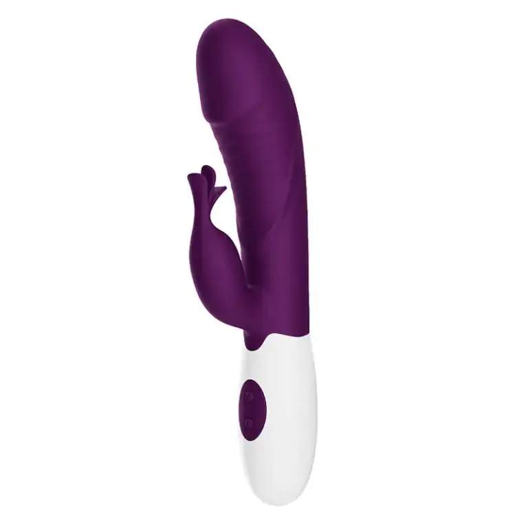 Pretty Love Rogue Muse: vibrador rabbit con 30 funciones en púrpura