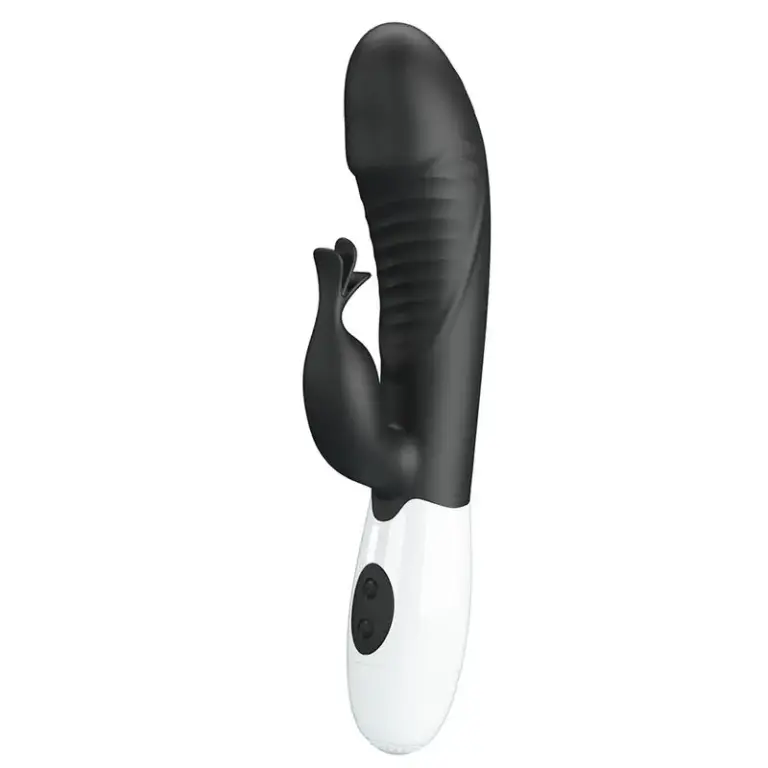 Pretty Love Rasmussen: Vibrador Rabbit con 30 funciones en negro elegante