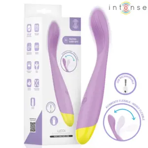 INTENSE LUCCA Flexible Estimulador USB Recargable para Punto G
