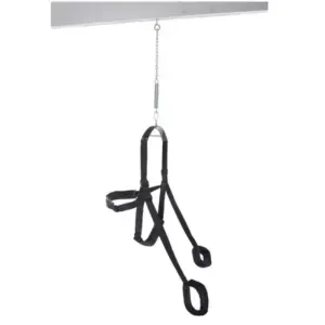 FETISH FANTASY SERIES - Black Fantasy Swing: columpio sexual cómodo y resistente