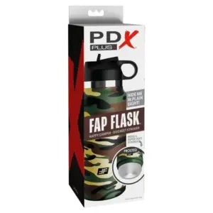 PDX PLUS Fap Flask Happy Camper Masturbador Discreto Camuflaje