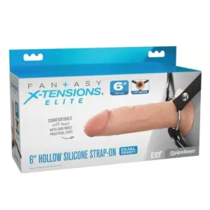 FANTASY X-TENSIONS ELITE - Strap-on de silicona hueco 15.2 cm