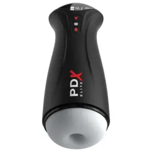PDX ELITE Fap-Gasm Clear: Masturbador masculino con succión intermitente