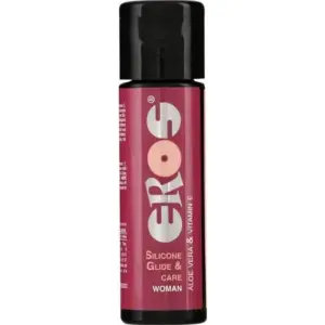 EROS - Silicone Glide and Care Woman 30 ml, lubricante femenino eficaz