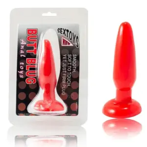 BAILE - Small Red Anal Plug 15 cm para dilatación cómoda