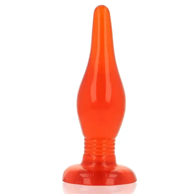 BAILE - Red Soft Touch Anal Plug 14.2 cm para iniciación suave