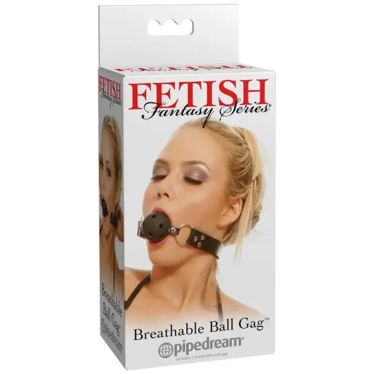 Fetish Fantasy Series - Ball Gag transpirable con correa ajustable