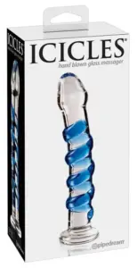 ICICLES N. 05 Glass Massager: masajeador de cristal exclusivo y elegante