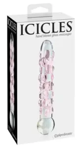 ICICLES N. 07 Glass Massager: masajeador de cristal elegante y duradero