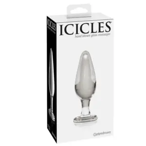 ICICLES N. 26 Glass Massager: placer anal con vidrio artesanal