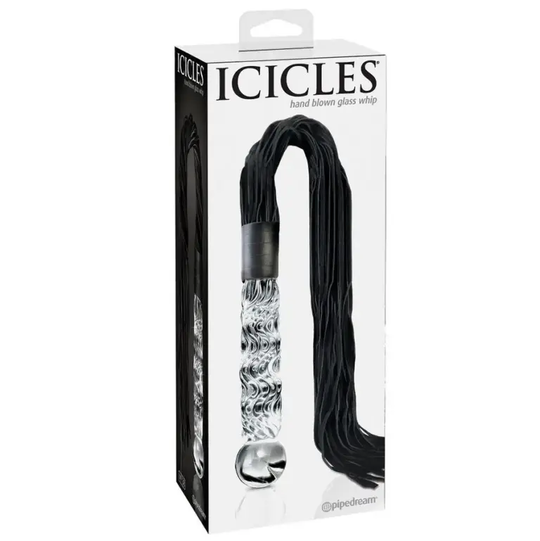 ICICLES N. 38 Glass Massager: plug anal de cristal exclusivo y elegante
