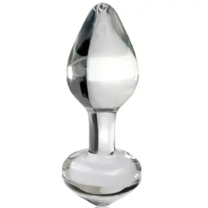 ICICLES N. 44 Transparent Plug: Placer anal en vidrio de lujo
