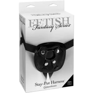Fetish Fantasy Series Stay-Put Harness: arnés cómodo y seguro para strap-on