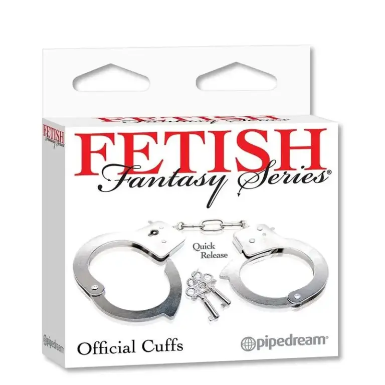 FETISH FANTASY SERIES - Official Handcuffs de acero para bondage