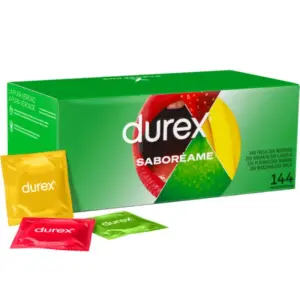 Durex Pleasure Fruits 144 unidades: preservativos con sabores y colores