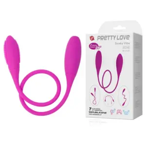 Pretty Love Snaky Deluxe Vibrator 7 V: doble vibración versátil y flexible