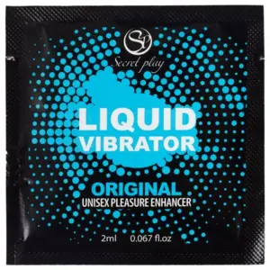 SECRETPLAY Liquid Vibrator Unisex Stimulator 2 ml para sensaciones vibrantes