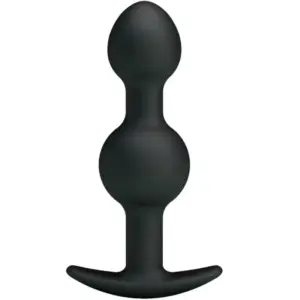 PRETTY LOVE - Special Stimulation Silicone Anal Balls 10.3 cm negras