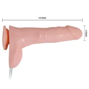 Dildo Realista BAILE con Vibración y Función de Eyaculación