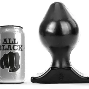ALL BLACK - Plug 16,5 cm para una apertura segura y cómoda